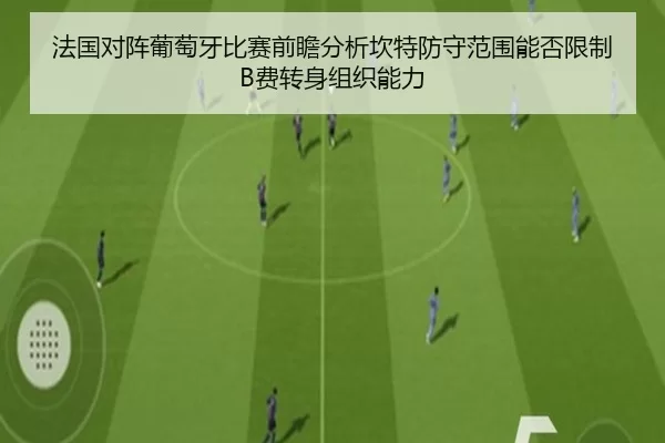 法国对阵葡萄牙比赛前瞻分析坎特防守范围能否限制B费转身组织能力